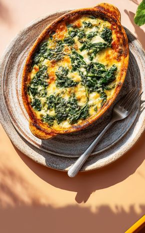 Le Gratin d’épinards à la ricotta et au parmesan