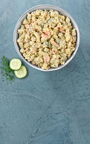 La Salade de fusilli au saumon