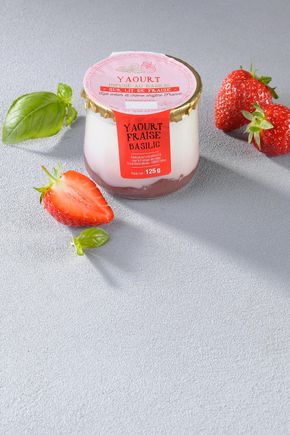 Le Yaourt fraise et basilic