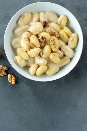 Les Gnocchis au gorgonzola et noix