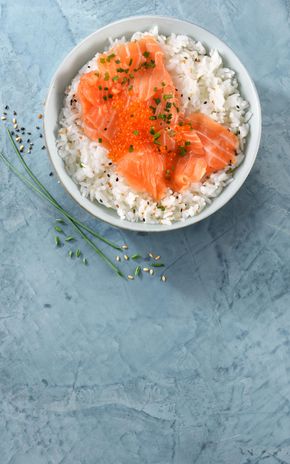 Le Chirashi saumon et oeufs de truite