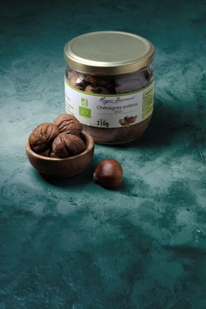 Les Châtaignes entières cuites BIO