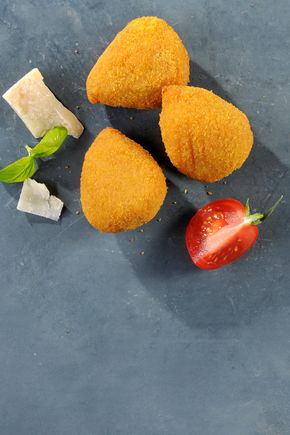 Les Arancinis tomate mozzarella