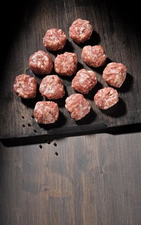 Les Boulettes de porc natures
