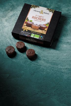Le Coffret rochers au lait BIO