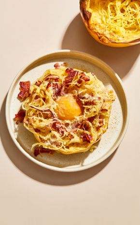 La Courge spaghetti façon carbonara