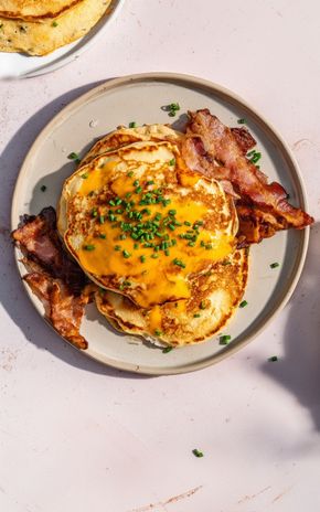 Les Pancakes Salés au Bacon