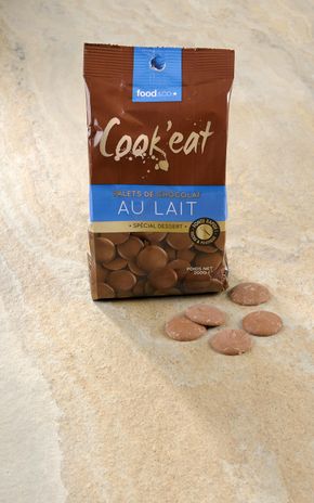 Les Palets de chocolat au lait dessert