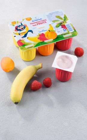 Les Fromages frais aux fruits
