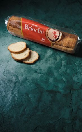 Les Toasts de pain de mie brioché