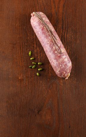 Le Saucisson à cuire de Lyon pistaché à l'ancienne