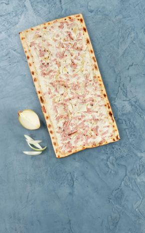 La Flammekueche lardons oignons