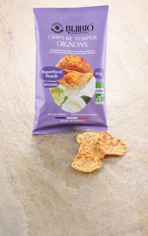 Les Chips de tempeh aux oignons BIO "Bijibio"