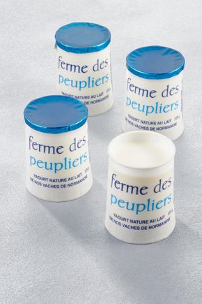 Les Yaourts nature  "La Ferme des Peupliers"