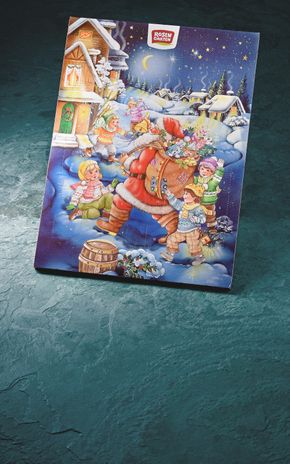 Le Calendrier de l'Avent au chocolat au lait BIO