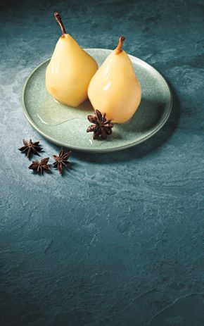 Les Poires cuites à basse température