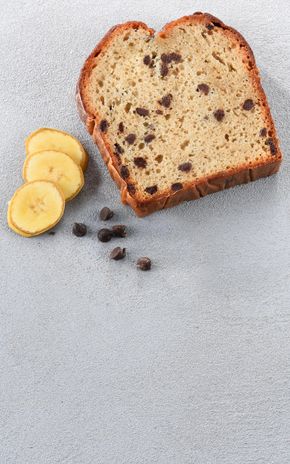 Le Banana bread aux pépites de chocolat