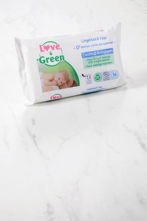 Les Lingettes à l'eau "Love&Green"