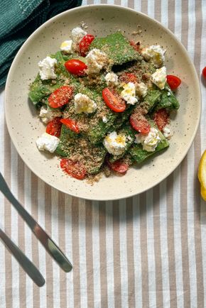 Les Pâtes ricotta épinards