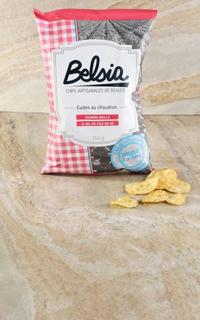 Les Chips artisanales à l'oignon grillé français