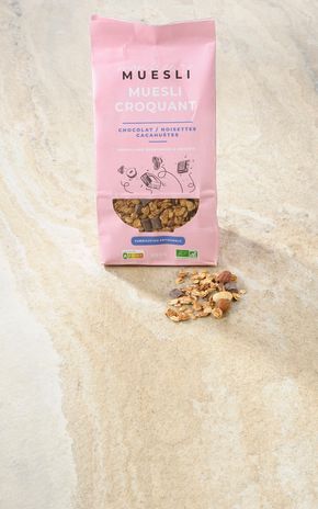 Le Muesli chocolat noisettes cacahuètes BIO