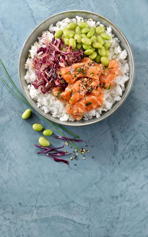 Le Poké saumon teriyaki