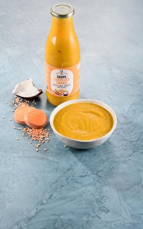 La Soupe de lentilles corail saveur d'Orient