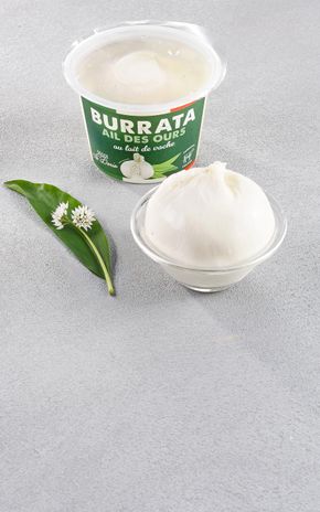 La Burrata à l'ail des ours