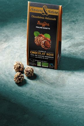 Les Truffes praliné noisette BIO