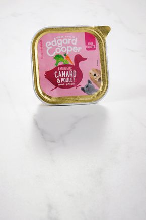 Le Pâté pour chiot au canard, poulet, brocolis, carottes et citrouille "Edgard & Cooper"