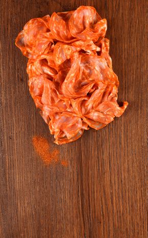 La Chiffonnade de chorizo