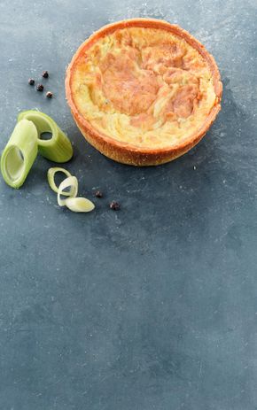 La Quiche aux poireaux et comté