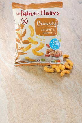 Les Crousty cacahuètes BIO et sans gluten