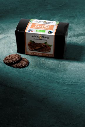 Les Palets fourrés praliné BIO