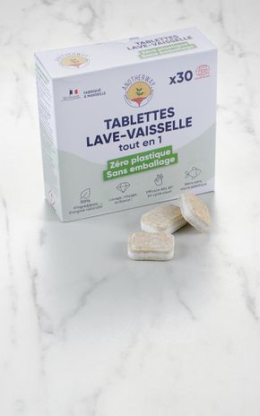 Les Tablettes lave-vaisselle sans plastique "Anotherway"