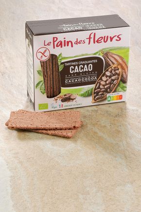 Les Tartines craquantes cacao BIO et sans gluten