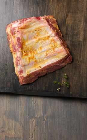 Les Ribs de porc au miel  et moutarde