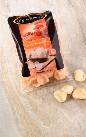 Les Chips crevettes sweet chili