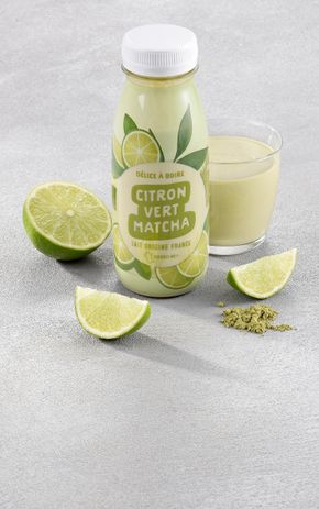 Le Yaourt à boire matcha citron
