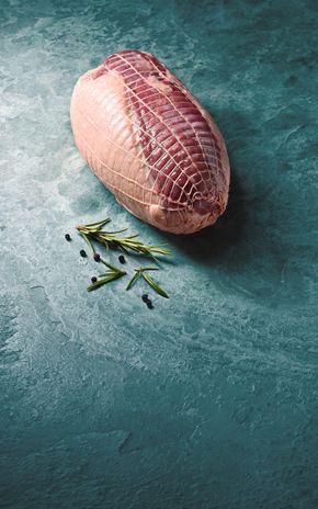 Le Rôti de magret canard au foie gras