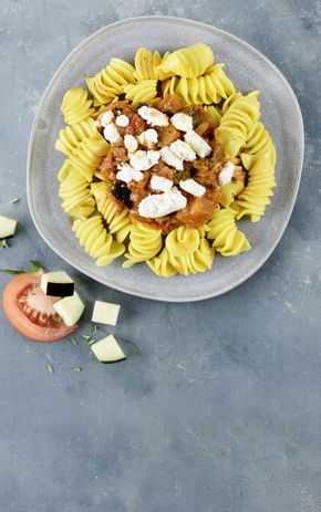 Les Fusilli à la norma et ricotta