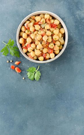 La Salade de pois chiches à l'orientale  BIO