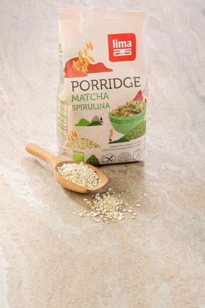 Le Porridge matcha et spiruline BIO