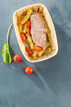Les Rigatoni au saumon et sauce à l'oseille