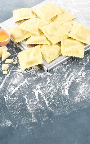 Les Ravioli alla carbonara