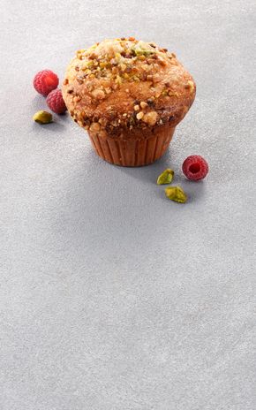 Le Muffin pistache framboise