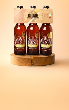 Le Pack de 3 bières blondes BIO "Brasseurs Savoyards"