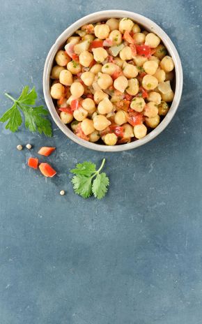 La Salade de pois chiches à l'orientale  BIO