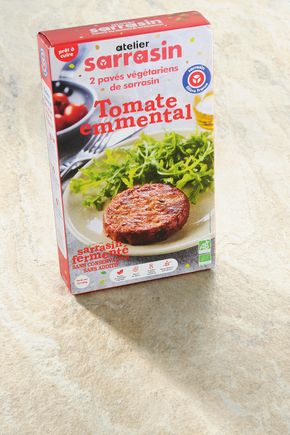 Les Pavés de sarrasin aux tomates et emmental BIO