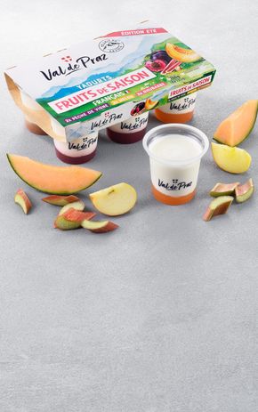 Les Yaourts aux fruits de saison "Val de Praz"